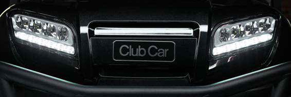 LED lights of a golf cart